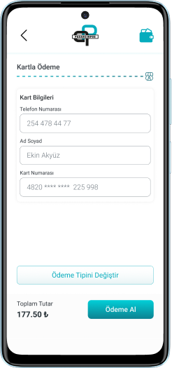 Kart numarası ile ödeme al